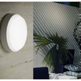 Plafón redondo en termoplástico Led 8 Watt