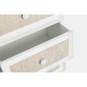 Cómoda de dormitorio de cuatro cajones Blanco MONTIEL 38x30,5x h91 cm