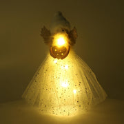 Muñeco tela punta led oro cm6x14h30