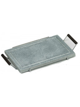 ESTEATITA CON ESTRUCTURA DE ACERO MANILLAS WENGUÉ