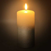 Vela de parafina led azul claro cm ø8h18