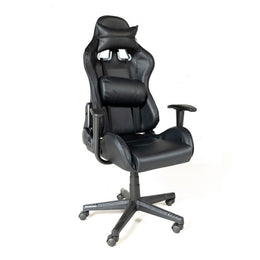 Sillón gaming Sputnik negro con estructura de acero