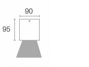 Foco de techo 6W Led 4000K blanco linea lula