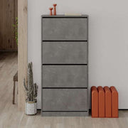 Armario abatible retro gris con 4 puertas 73 x 26 x 154.5 cm