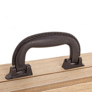 Reloj de mesa de madera 36 x 25 cm