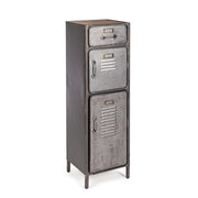 Cómoda Store con 2 puertas y 1 cajón de estilo industrial cm 109h