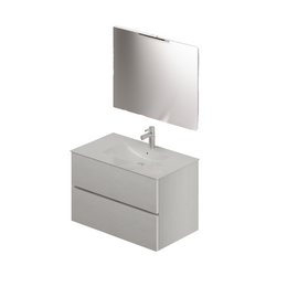 Composición de baño de 80 en color Blanco Al 54x81x46cm