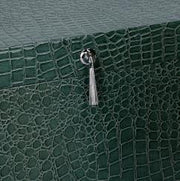 Caja de madera 1-2 tapizada en ecopiel rectangular cm35x22h20