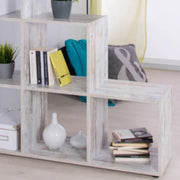 Librería escalera Consumato blanca BERGAMO1 116x33x h118 cm