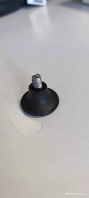 Pie de mesa plegable de aluminio gris