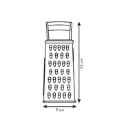 Rallador práctico con mango de plástico