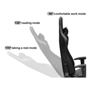 Silla gaming Sputnik negra con estructura de acero