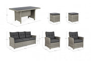 Set6 Salón C-C Ariel Gris