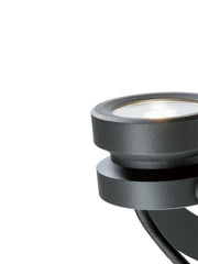 Foco Orientable de Aluminio Fundido - Luz Natural - 10W - 890 Lúmenes Negro