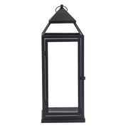 Farol cuadrado metal negro 1-3 cm26,5x26,5h75