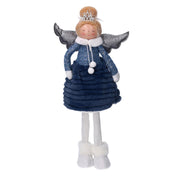 Ángel en tela azul cm23x15h51