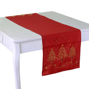 Camino de mesa tejido rojo modelo 15 cm40x140
