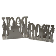 Revistero Rock metal 1-2 gris tórtola cm35x12h24