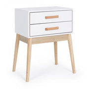 Cómoda ORDINARY blanca 2 cajones 58h cm