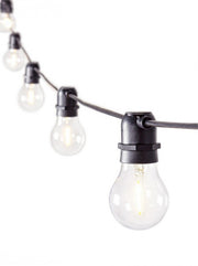 Cadena de luces para exterior Bright 10 LED transparentes 8,4m