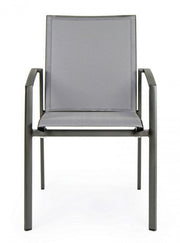 Silla para muebles de jardín de aluminio antracita Cruise