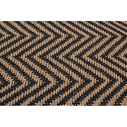 Banco étnico de madera negra KHAT TAMIL 176x86x h46 cm