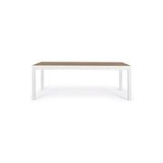 Mesa de exterior 200-300x95x74h Blanco