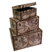 Baúl ecopiel 1-3 globo rectangular cm59x36h33