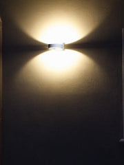 Aplique de pared 16W Led 4000K línea plaza blanca