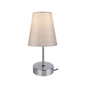 Lámpara de mesa Estelya AZ1068 cromo beige