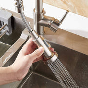 Grifo de cocina con rociador extraíble cromado L 35 x A 9 x H 54 cm