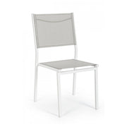 Silla Hilde Cloud blanca para exteriores cm 46 x 57 x 88 h