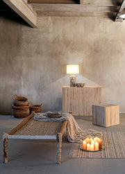 Consola de madera blanca Ermitas