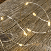 Cadena de 20 MicroLED blanco cálido