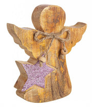 Soporte de Madera Natural para Clarinete Angelo 12x