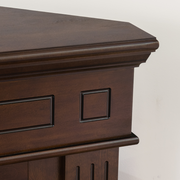 Bioetanol chimenea de bioetana desde el suelo en la esquina Ford Brown L110 x P45 x H100