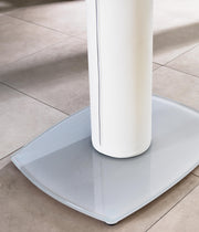 Mesa extensible blanca 90 cm x 120-180 cm H. 76 cm