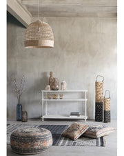 Florero Arleen Burdeos Vt Rosa Antiguo H50 BZ