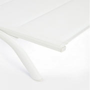 Cuna de aluminio con ruedas Cleopas blancas/blancas