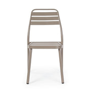 Silla exterior Lennie gris paloma