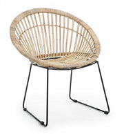 Sillón rústico Natural Cayes