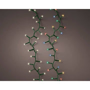Kaemingk 1000 luces navideñas LED de color blanco cálido y multicolor, efecto centelleante