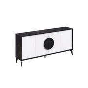 Mueble Gora 180x35.6x82 cm Estructura Bendir con Puertas Blancas