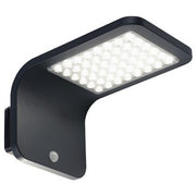 Aplique solar 3W Led 4000K linea calle negro