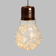 Bombilla Cobre 180 Micro LED H45cm