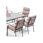 Juego de comedor Cojines para silla beige antracita MADAGASCAR