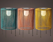 Lámpara solar de mesa de hierro