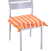 Cojín pop cuadrado rayas naranja cm40x40h4