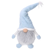 Gnomo de tela gris 21x10h44 cm