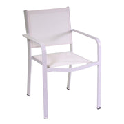 Sillón el paso aluminio blanco 55x61 x h84.5 cm